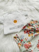Load image into Gallery viewer, Delicate Floral Off White Bummies Outfit