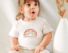 Load image into Gallery viewer, Choose Happy Retro Rainbow Toddler Shirt