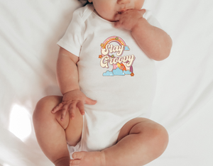 Stay Groovy Rainbow Bodysuit