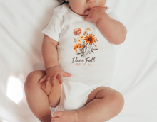 Load image into Gallery viewer, Floral Autumn Baby Bodysuit