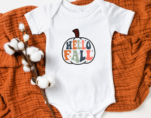 Hello Fall Baby Bodysuit