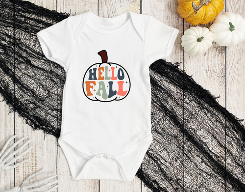Hello Fall Baby Bodysuit