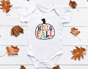 Hello Fall Baby Bodysuit