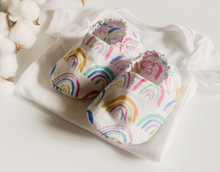 Load image into Gallery viewer, Boho Rainbow Elastic Baby Shoe