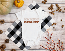 Load image into Gallery viewer, Sweater Weather Baby Bodysuit