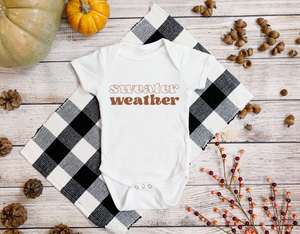 Sweater Weather Baby Bodysuit