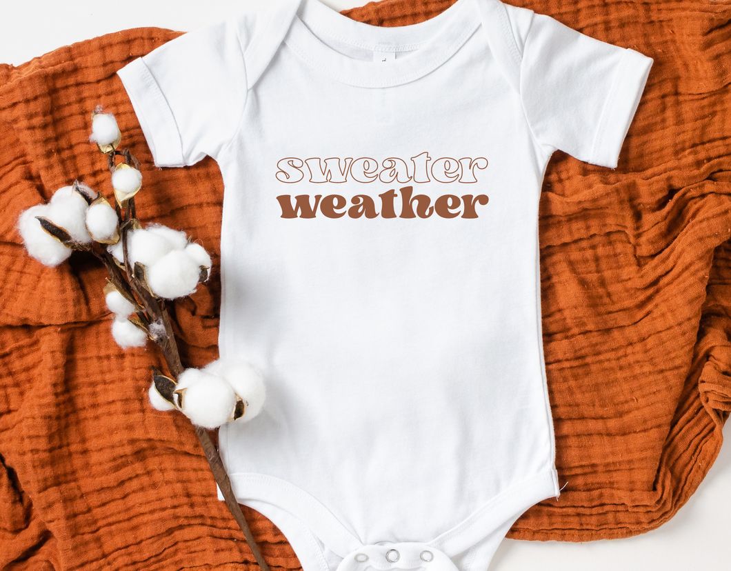 Sweater Weather Baby Bodysuit